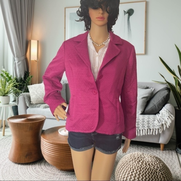 Chico's Blush Lightweight Quilter Jacket Sz 1 - Picture 2 of 9